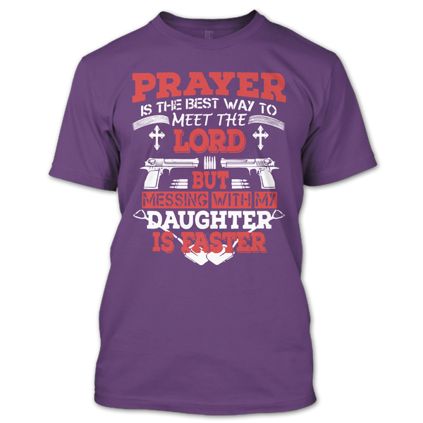 A black t-shirt with the shopify logo