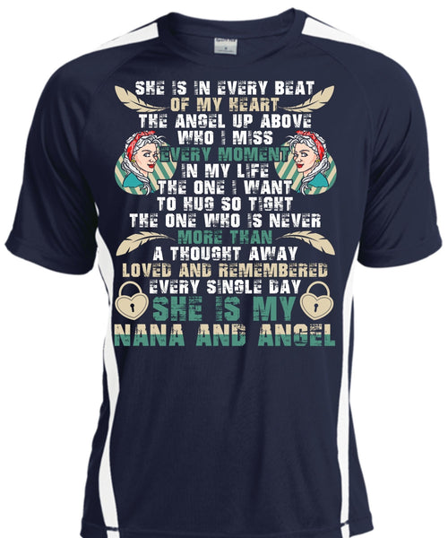 She Is My Nana And Angel T Shirt, Beat Of My Heart T Shirt, Cool Shirt