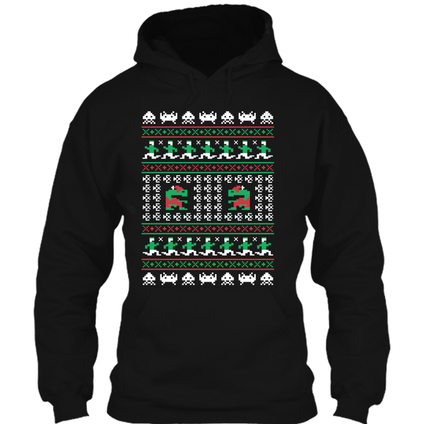 A black t-shirt with the shopify logo