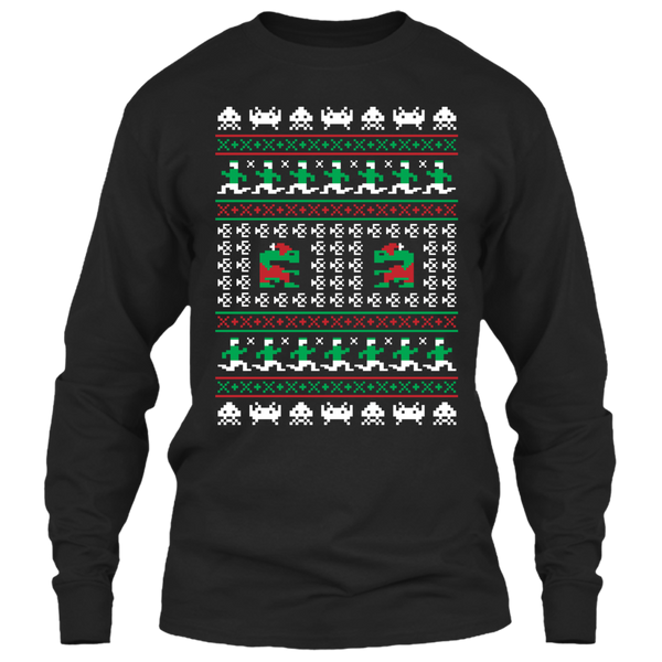 A black t-shirt with the shopify logo