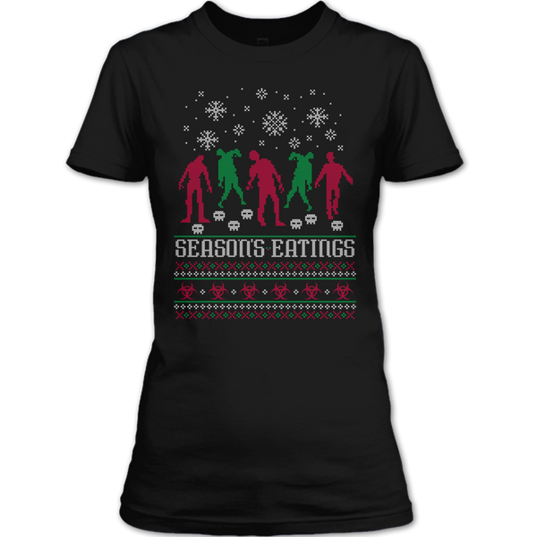 A black t-shirt with the shopify logo