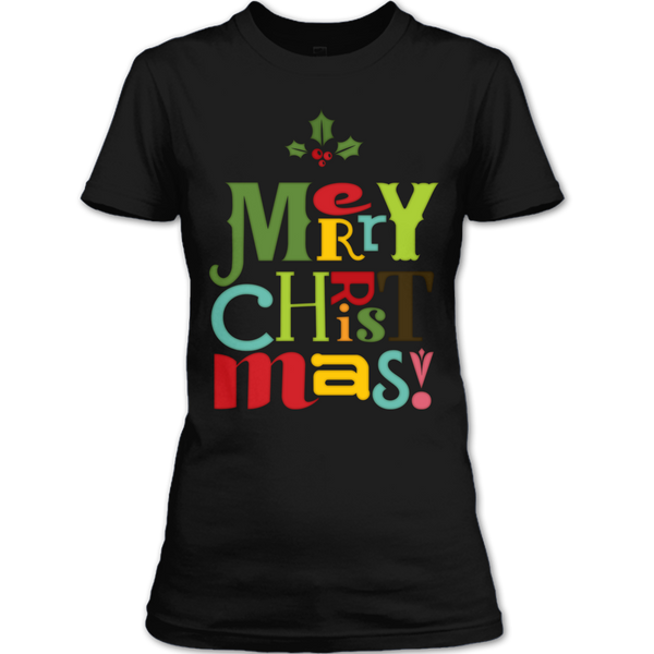 A black t-shirt with the shopify logo