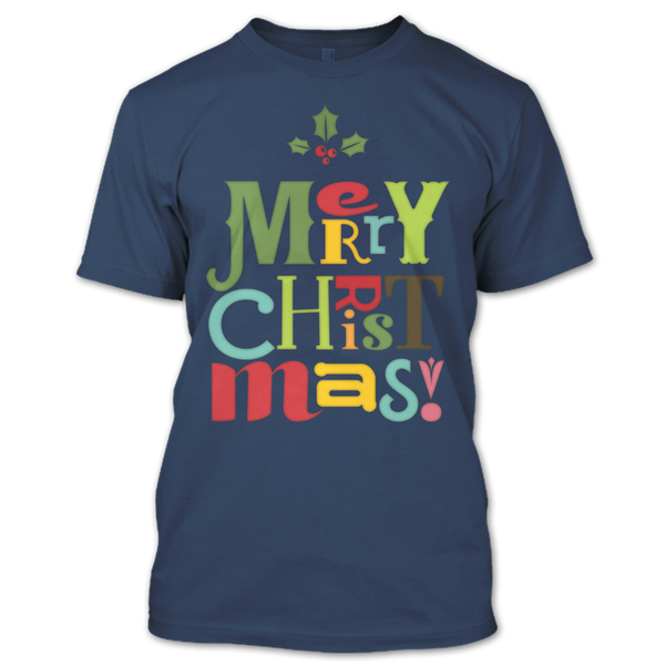 A black t-shirt with the shopify logo