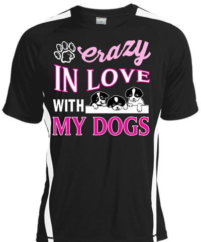 A black t-shirt with the shopify logo