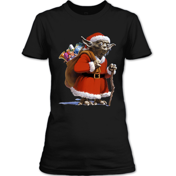 A black t-shirt with the shopify logo