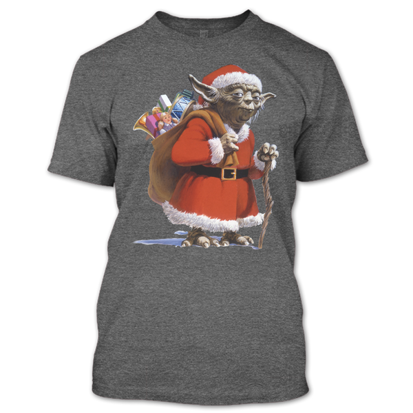 A black t-shirt with the shopify logo