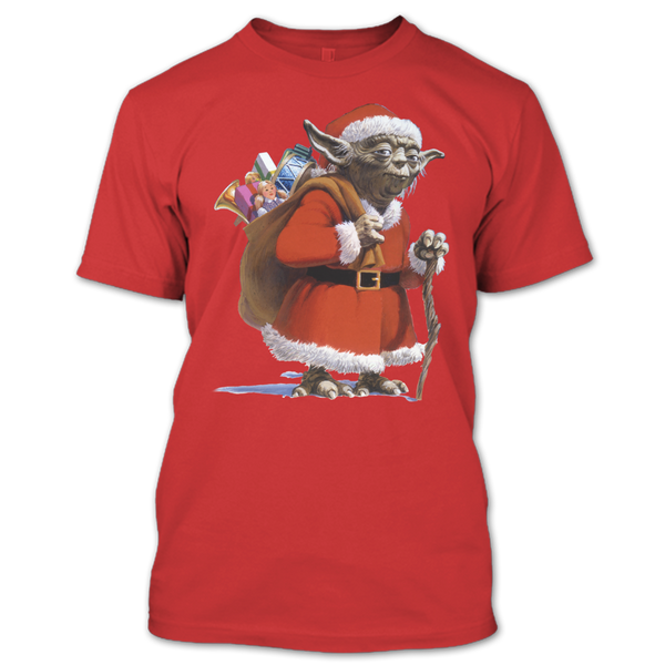 A black t-shirt with the shopify logo