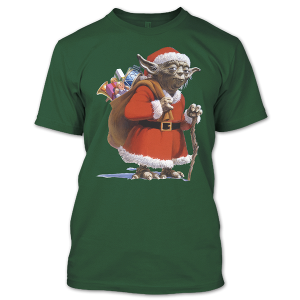 A black t-shirt with the shopify logo