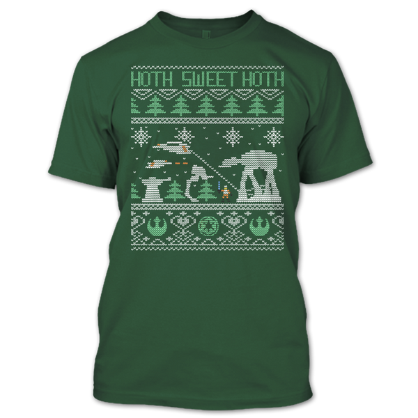 A black t-shirt with the shopify logo