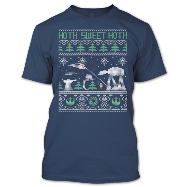 A black t-shirt with the shopify logo