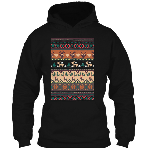 A black t-shirt with the shopify logo