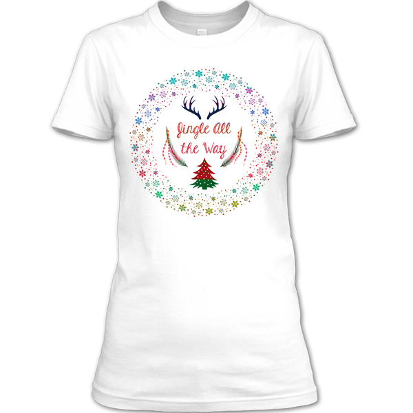 A black t-shirt with the shopify logo