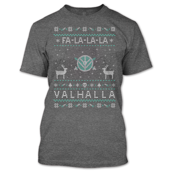 A black t-shirt with the shopify logo