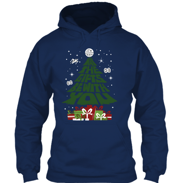 A black t-shirt with the shopify logo