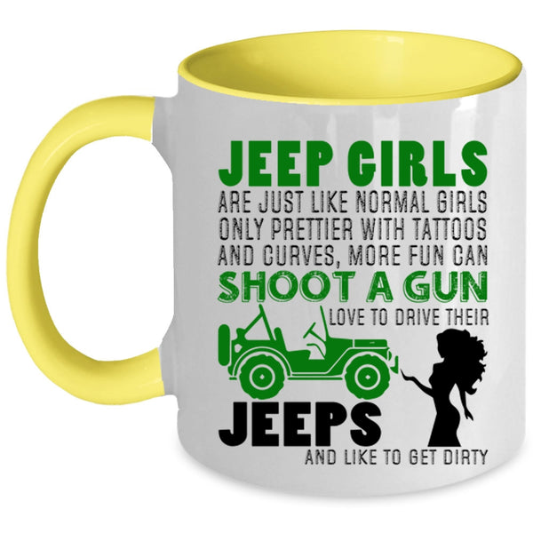 Love To Drive Their Jeeps Coffee Mug, Jeep Girls Accent Mug