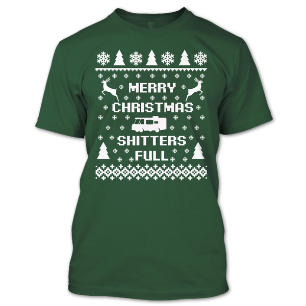 A black t-shirt with the shopify logo