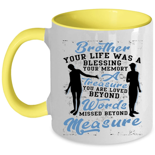 Best Gift For My Son Coffee Mug, Brother Accent Mug