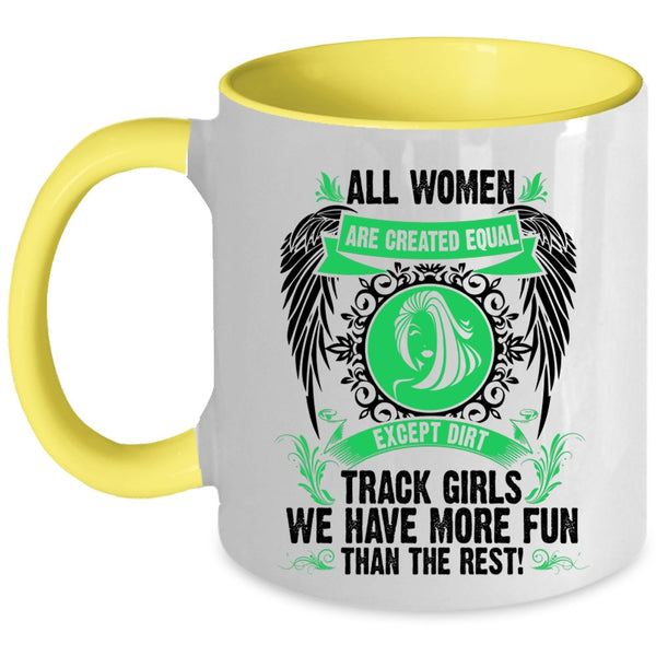 Beautiful Girls Coffee Mug, Dirt Track Girls Accent Mug