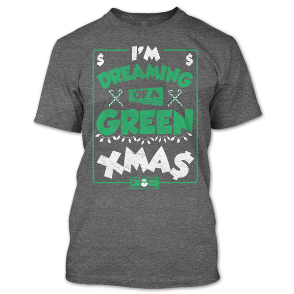 A black t-shirt with the shopify logo