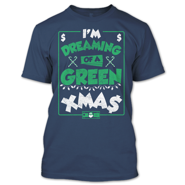 A black t-shirt with the shopify logo