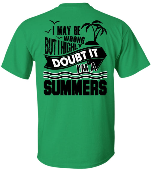 I'm A Summers T Shirt, I Love Fishing T Shirt