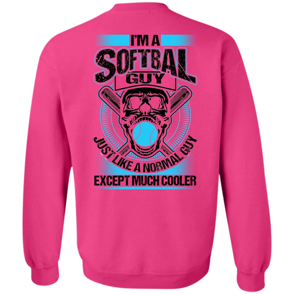 Being A Softball Coach T Shirt, I'm A Softball Guy Sweatshirt