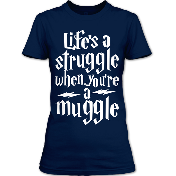 A black t-shirt with the shopify logo