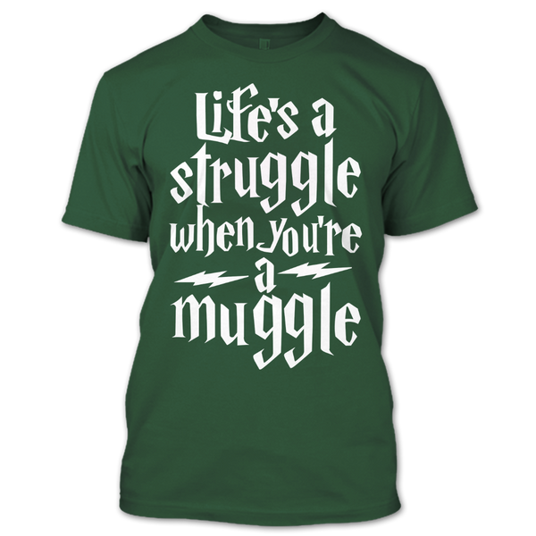 A black t-shirt with the shopify logo