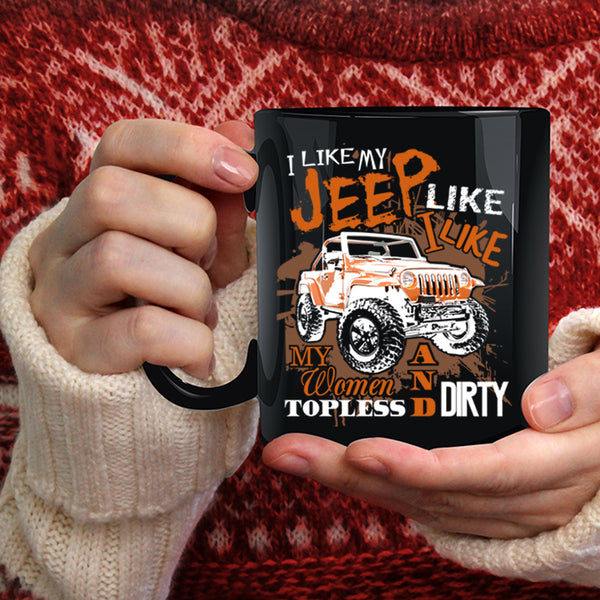 I Like My Jeep  Coffee Mug, Cool Gift For Jeep Driver Coffee Cup