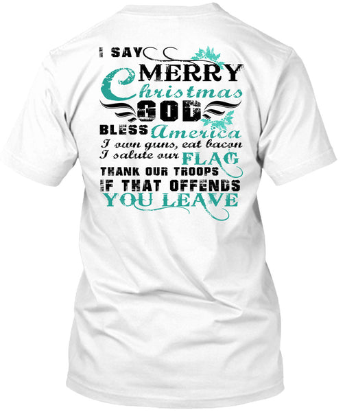 A black t-shirt with the shopify logo