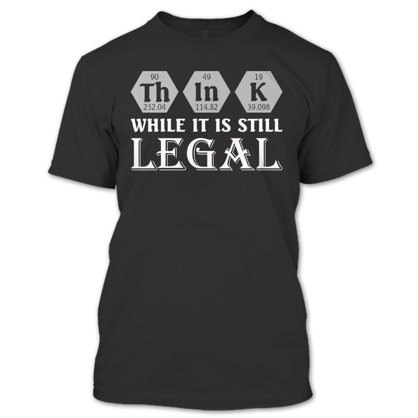 A black t-shirt with the shopify logo