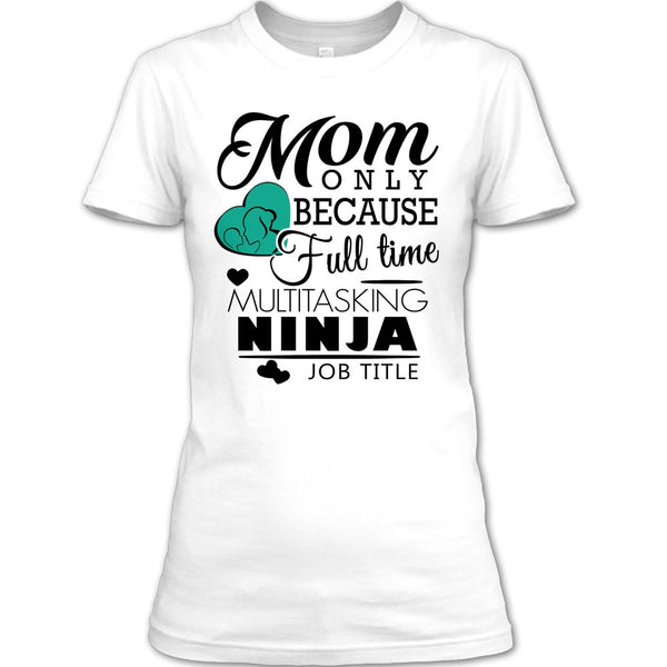 A black t-shirt with the shopify logo