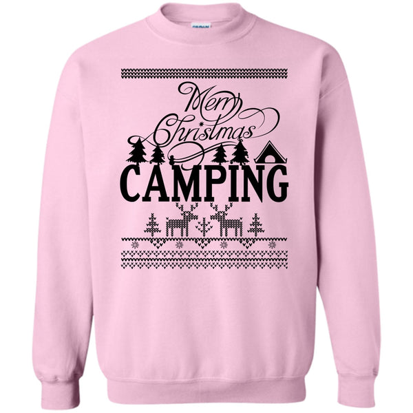 Gift For Camper T Shirt, Merry Christmas Camping Sweatshirt