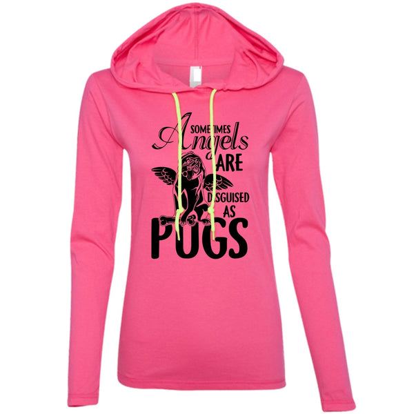 Sometimes Angels Are Disguised As Pugs T Shirt, I Love Dog T Shirt, Awesome T-Shirts