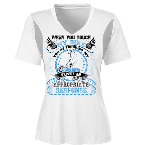 You Touch My Bike T Shirt, I Love Biker T Shirt, Awesome T-Shirts