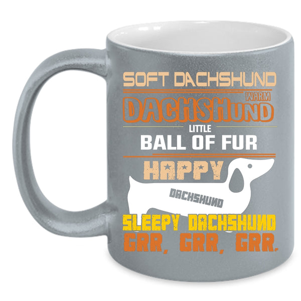 Soft Dachshund Mug, Warm Dachshund Cup, Dogs Mug