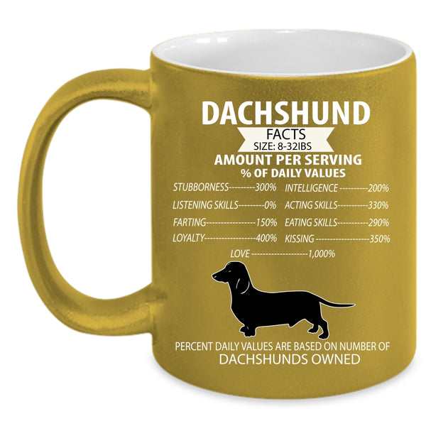 Dachshund Coffee Mug, Dachshunds Owned Coffee Cup