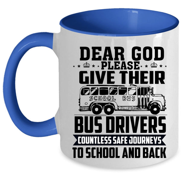 Cute School Bus Driver Coffee Mug, Funny School Bus Driver Accent Mug