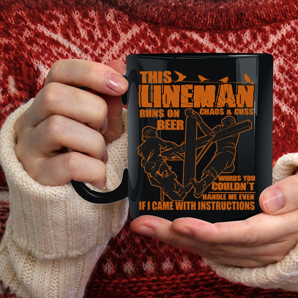 Awesome Linemans Coffee Mug, Funny Gift For Linemans Coffee Cup