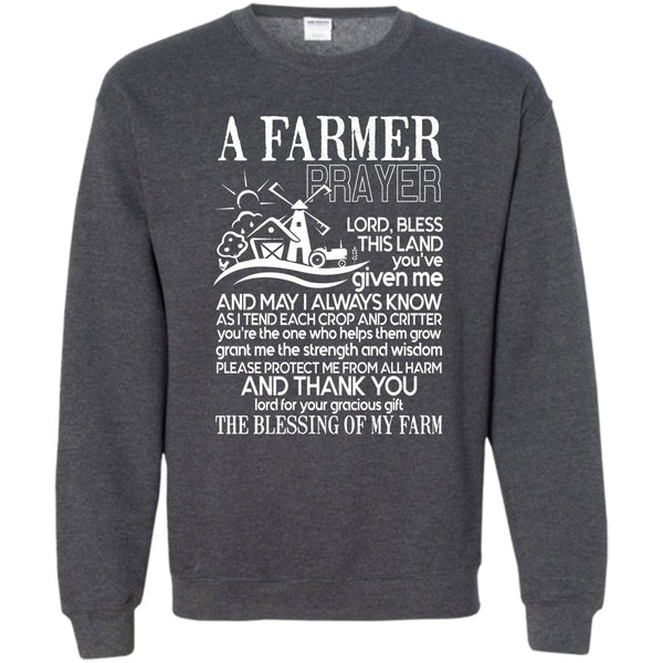 Coolest Farmer T Shirt, Gift For Farmer Prayer Sweatshirt