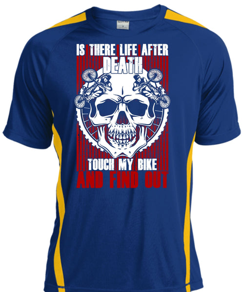 Touch My Bike And Find Out T Shirt, Being A Biker T Shirt, Cool Shirt