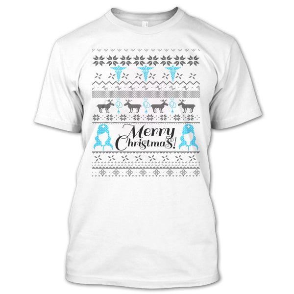 A black t-shirt with the shopify logo