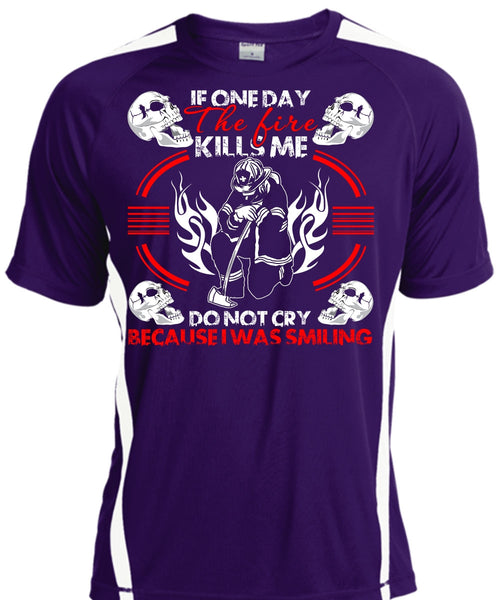 If One Day The Fire Kills Me T Shirt, I Was Smiling T Shirt, Cool Shirt