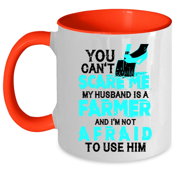 I Love My Farmer Coffee Mug, My Husband Is A Farmer Accent Mug