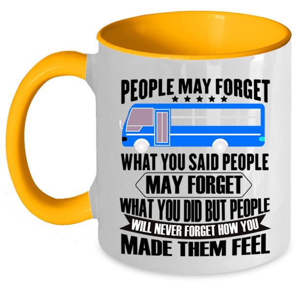 Cool Job Title Coffee Mug, Awesome School Bus Driver Accent Mug