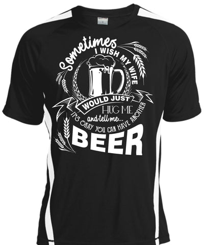 A black t-shirt with the shopify logo