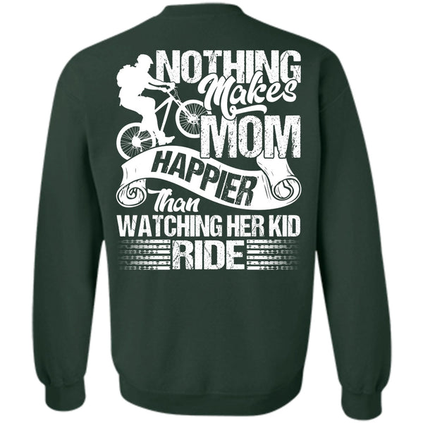 Makes Mom Happier T Shirt, I Love Biking Sweatshirt