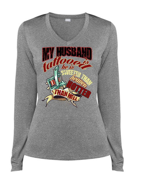 My Husband Is Tattooed T Shirt, I Love Husband T Shirt