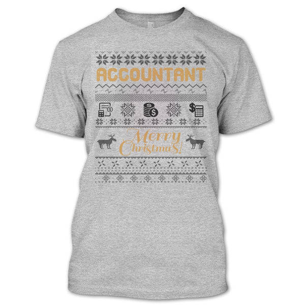 Acoountant Merry Christmas T Shirt, Gift For Merry Christmas T Shirt