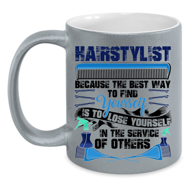 Cute Hairstylist Coffee Mug, Hairstylist Accent Mug